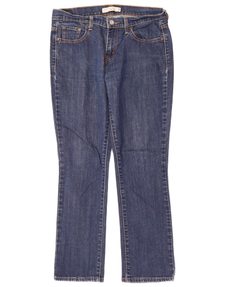 Levi's ženske 505 ravne traperice US 6 srednje W32 L29 plavi pamuk