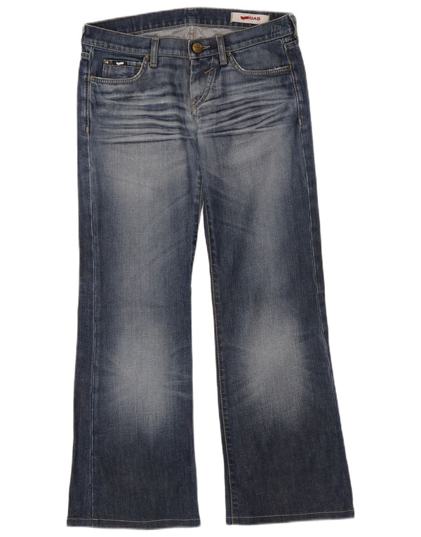 Ženske traperice Gas Bootcut W28 L29 Plavi pamuk