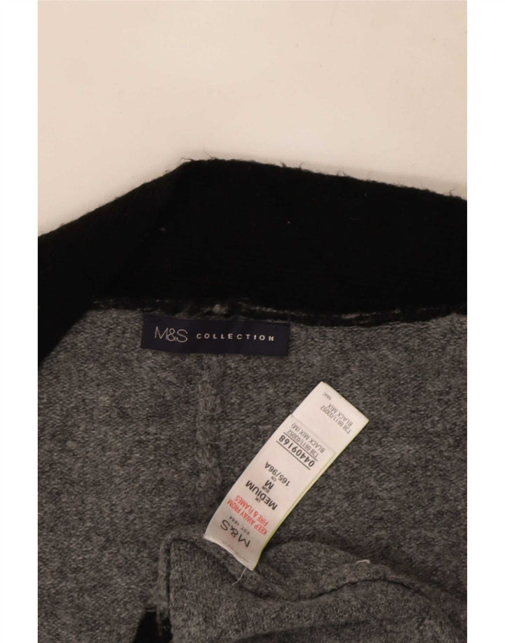 Marks & Spencer ženski dugi kardigan pulover UK 14 Srednje crna