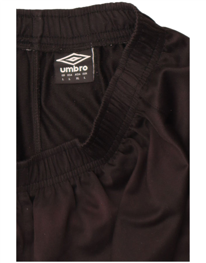 Velike crne muške sportske kratke hlače Umbro