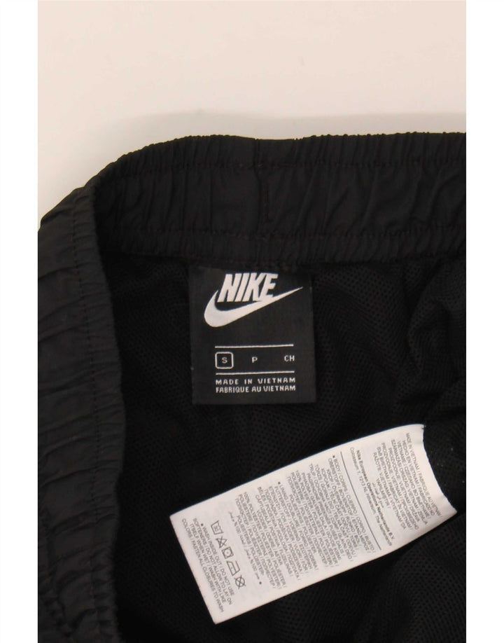 Nike muške trenirke hlače male crne poliesterske hlače