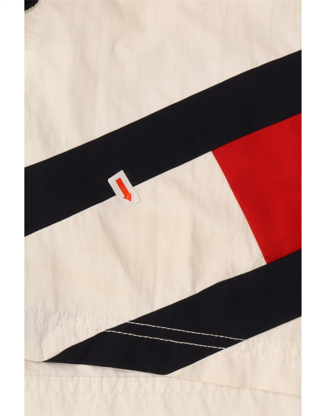 TOMMY HILFIGER Muške kratke hlače za kupanje srednje bijele boje s grafičkim motivima