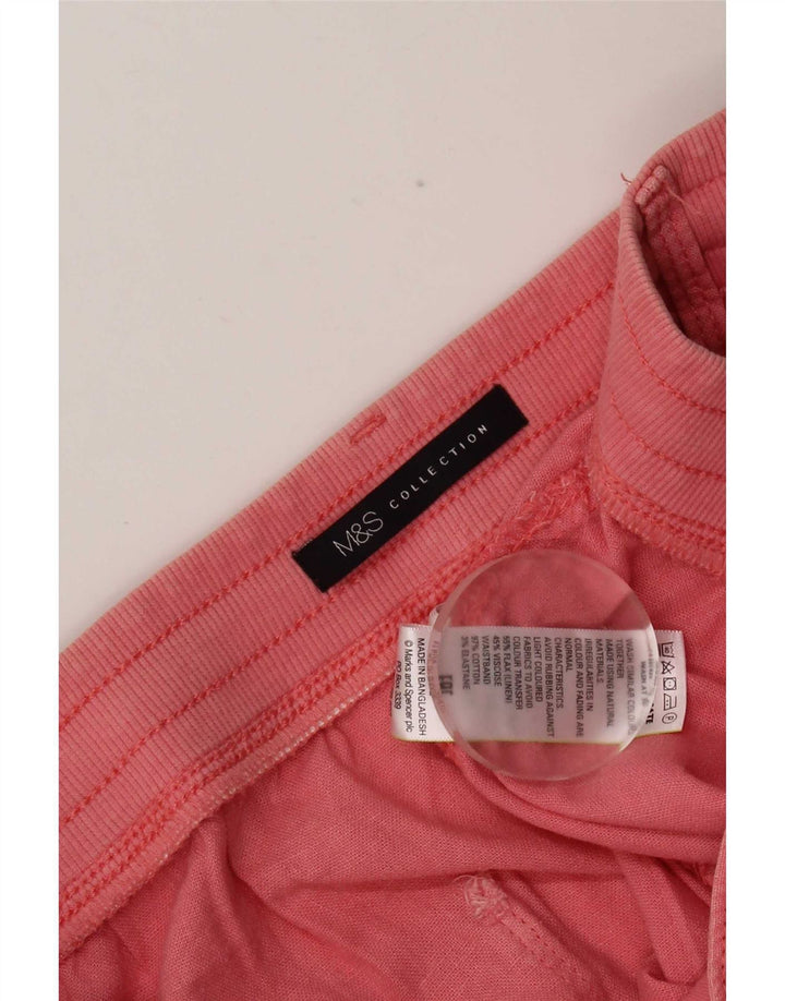Marks & Spencer ženske kratke hlače UK 14 Large W34 Pink Lan