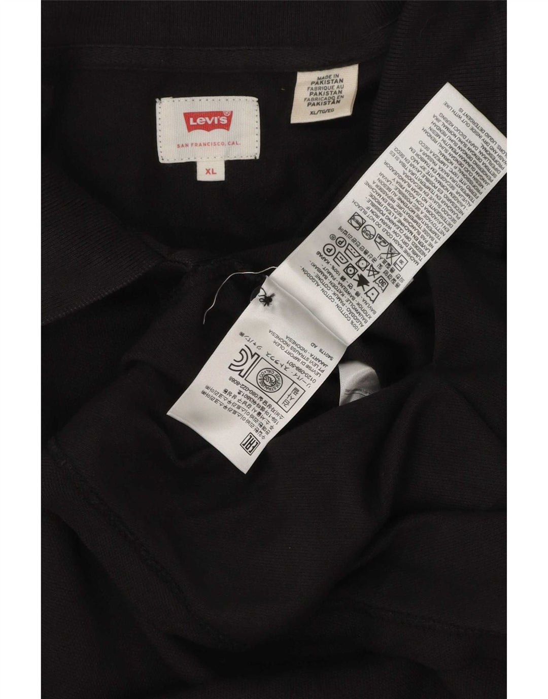 Levi's muška polo majica XL crni pamuk