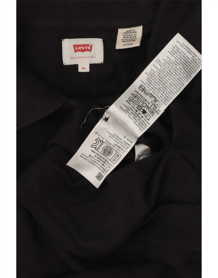 Levi's muška polo majica XL crni pamuk
