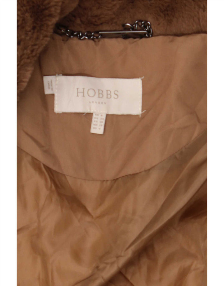 Hobbs ženski podstavljeni kaput UK 8 Small Brown Colourblock Polyester