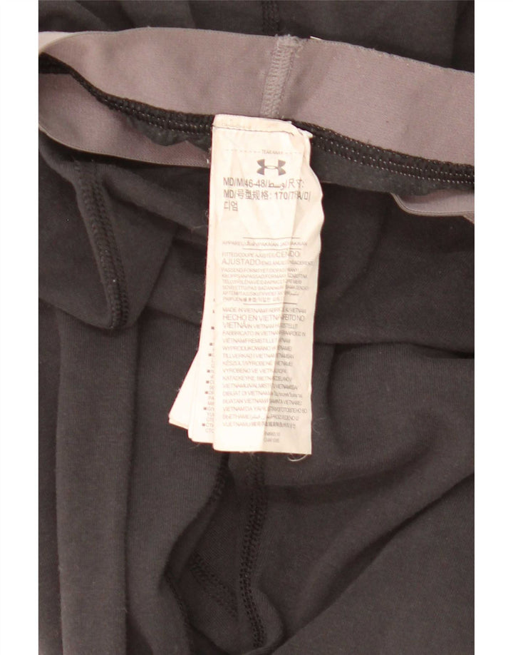 Ženske grafičke tajice Under Armour UK 12 Srednje crni pamuk