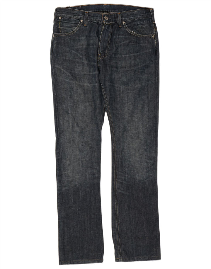 Levi's muške ravne traperice W33 L34 tamnoplavi pamuk