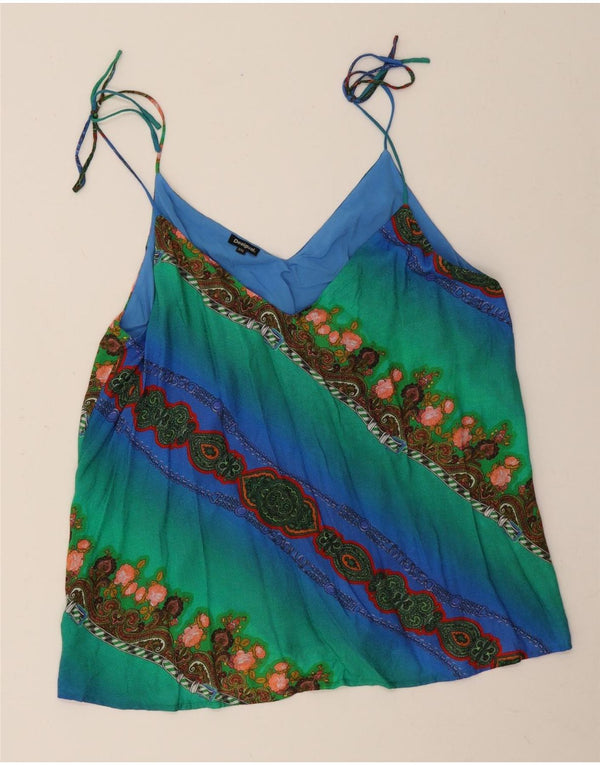 Desigual ženska majica s motivima UK 20 2XL višebojna paisley viskoza