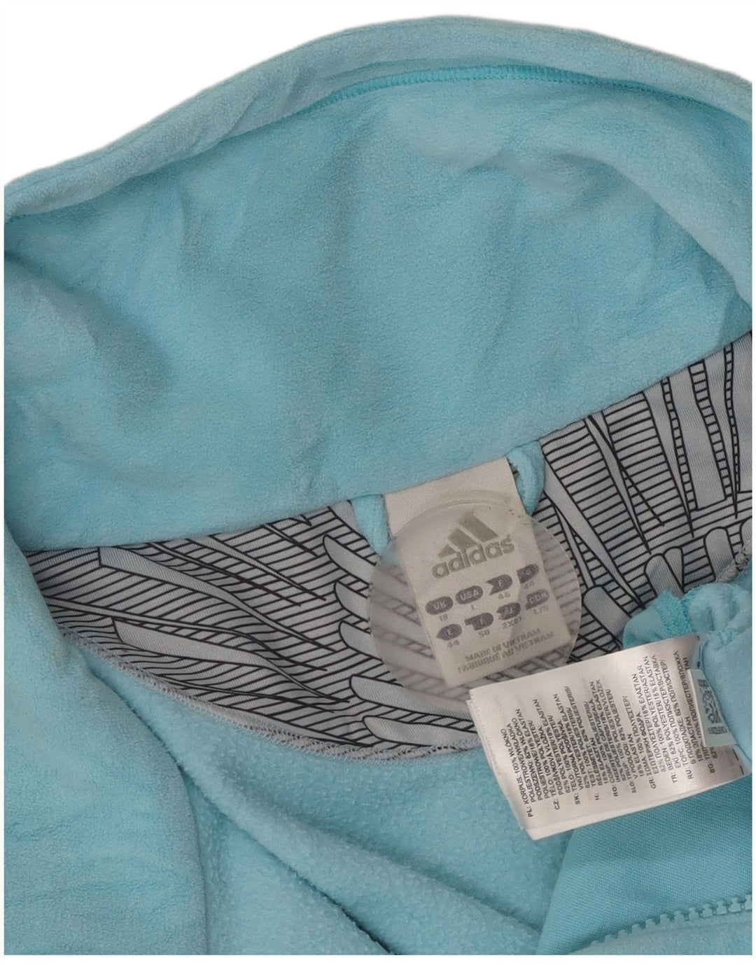 Adidas ženska jakna od flisa UK 18 XL plavi poliester