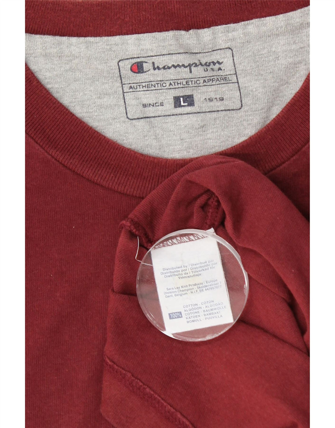 CHAMPION Muška majica kratkih rukava s grafičkim motivima, velika kestenjasta pamuk