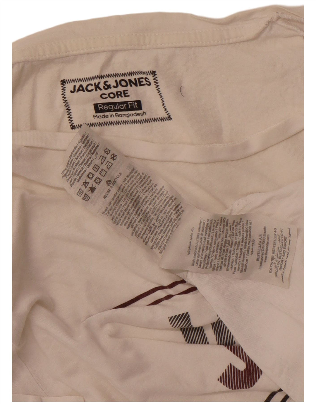 Jack & Jones muška majica kratkih rukava s grafičkim motivima srednjeg kroja od pamuka