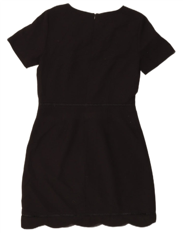 OASIS Womens Sheath Dress UK 12 Medium Black Polyester