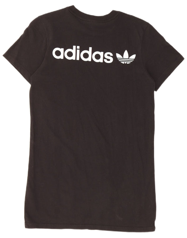 Adidas ženska majica kratkih rukava s grafičkim motivima UK 4/6 XS crna pamučna