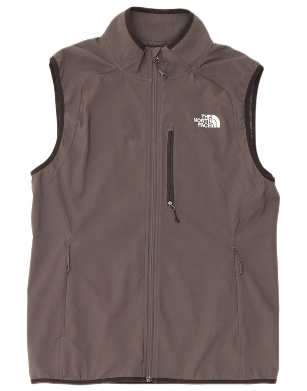 Velika siva gornja jakna The North Face bez rukava od poliestera