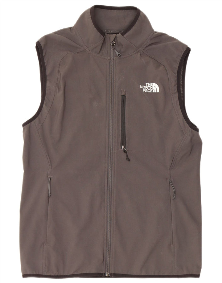 Velika siva gornja jakna The North Face bez rukava od poliestera