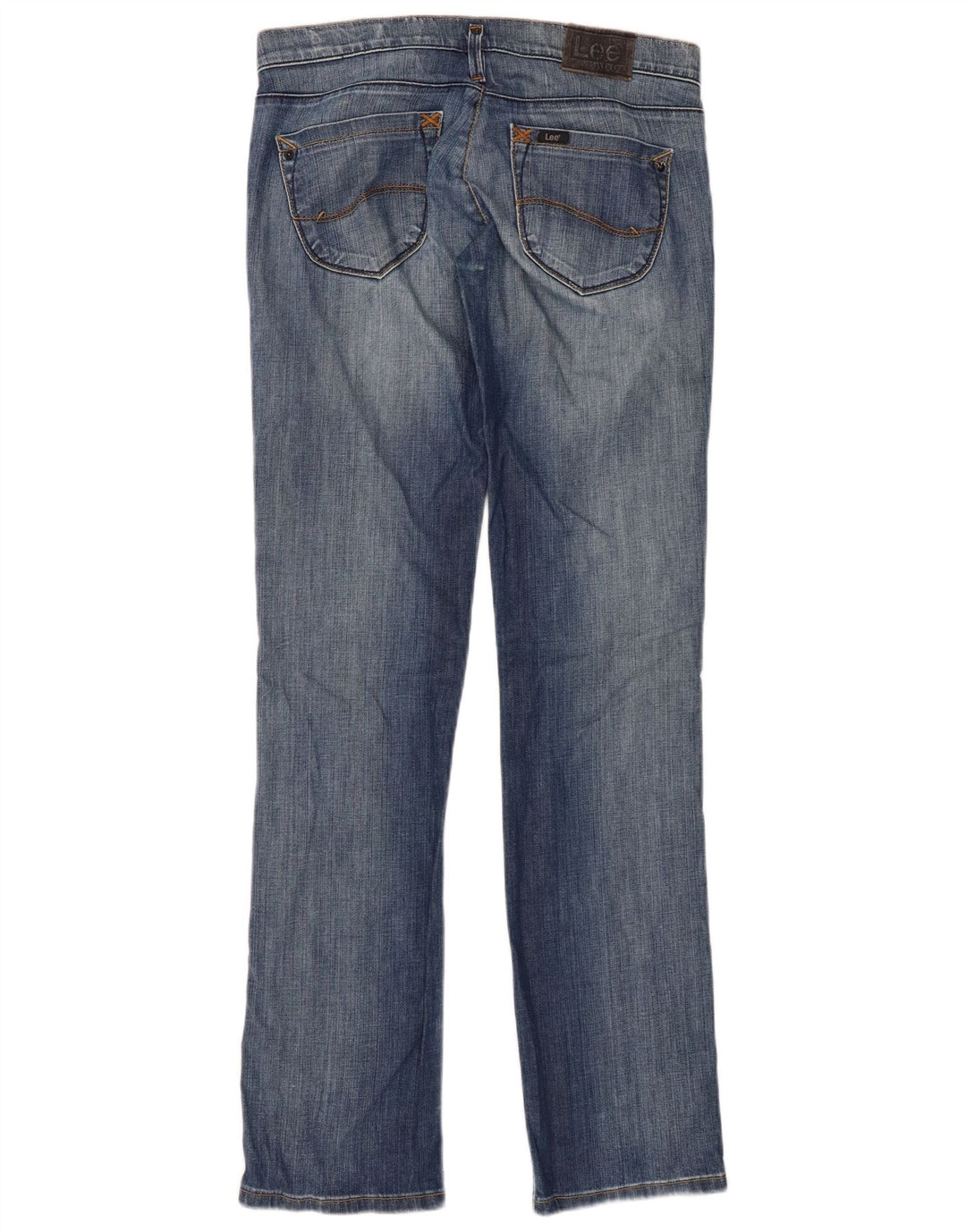 LEE Ženske uske traperice Lynn W28 L33 plavi pamuk