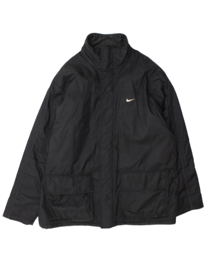 Nike muška jakna vjetrovka UK 45/47 XL crni najlon
