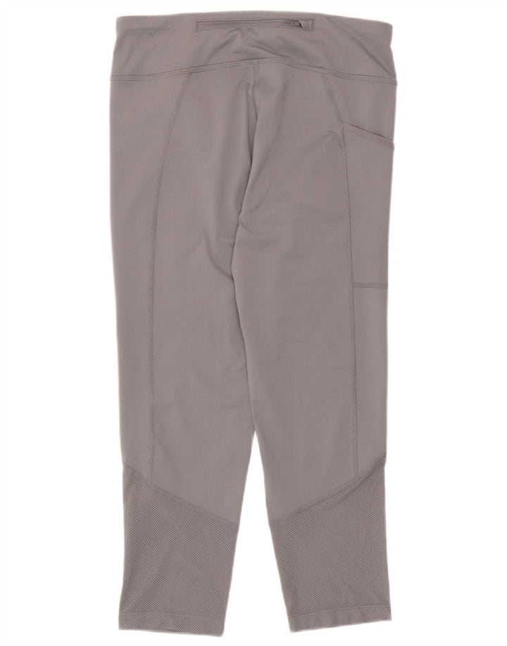 Nike ženske Dri Fit Capri tajice UK 10 male sive poliesterske