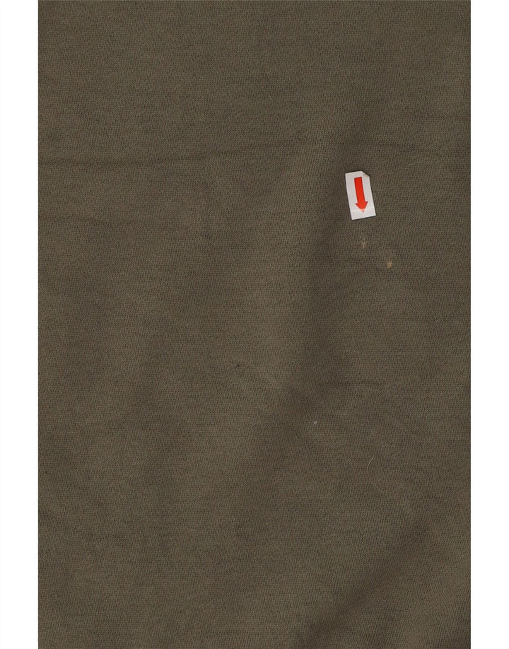 FAT FACE Ženska prekomjerna majica s kratkim rukavima UK 16 Veliki kaki pamuk