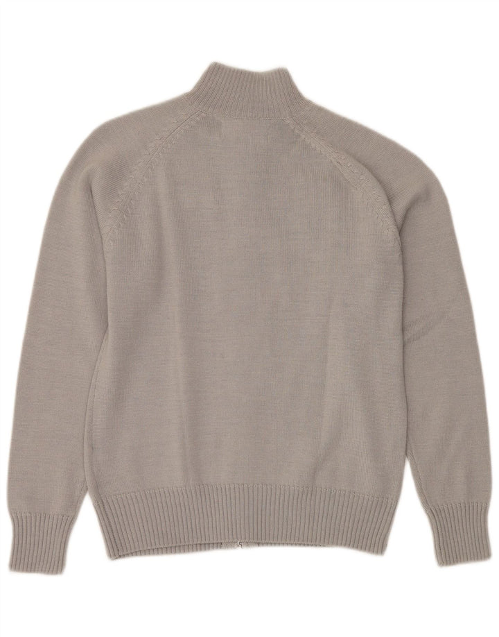 KAPPA ženski kardigan pulover UK 14 Srednje siva akrilna boja