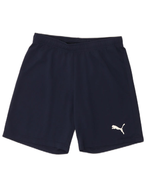 Puma Mens Sport Shorts Medium Navy Blue Polyester