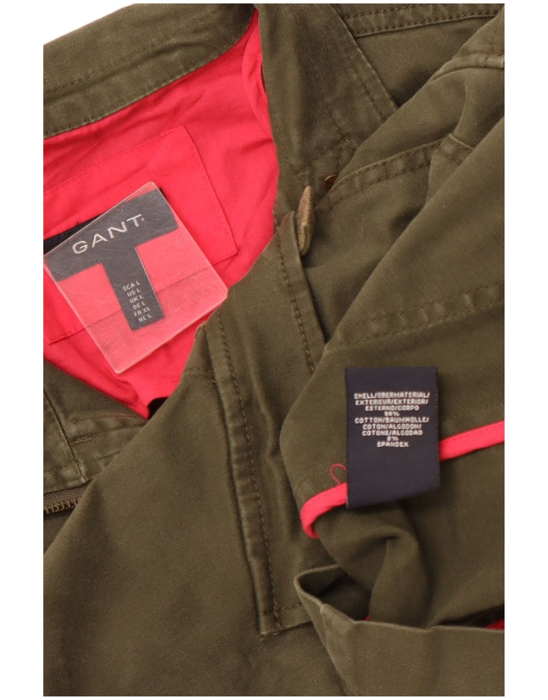 Gant ženska pomoćna jakna UK 14 veliki kaki pamuk