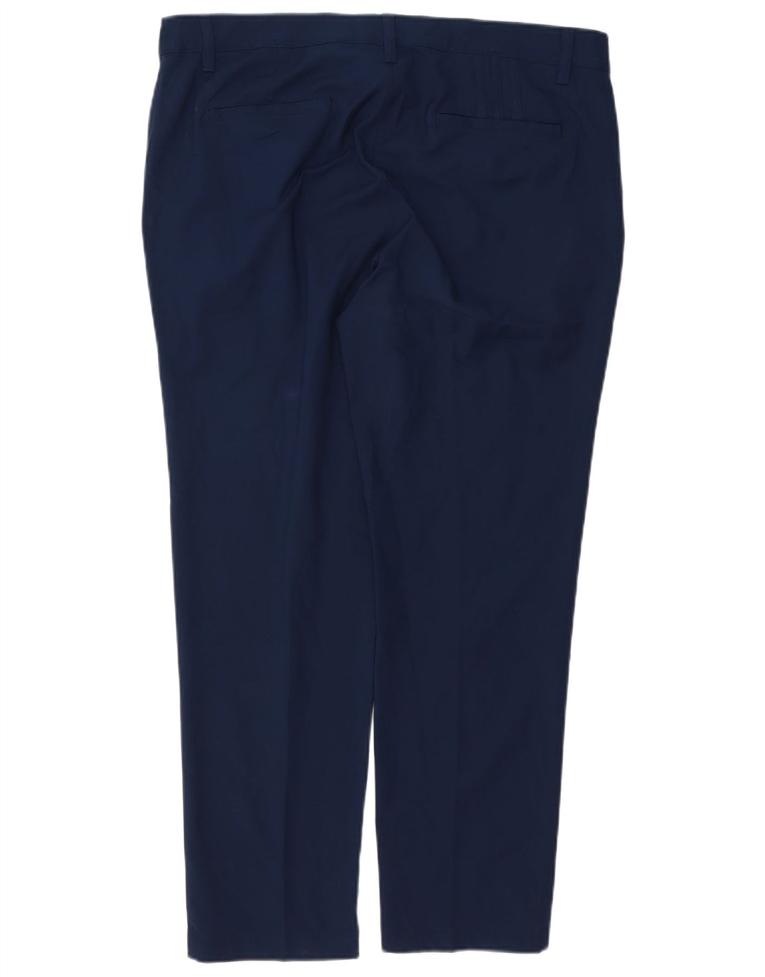 ADIDAS muške ravne chino hlače W36 L30 tamnoplavi poliester