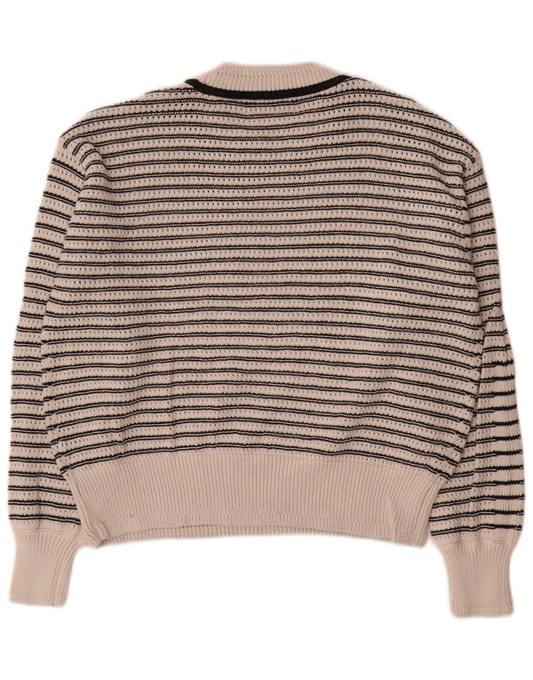 Marks & Spencer ženski džemper s okruglim izrezom UK 14 srednje bijele boje