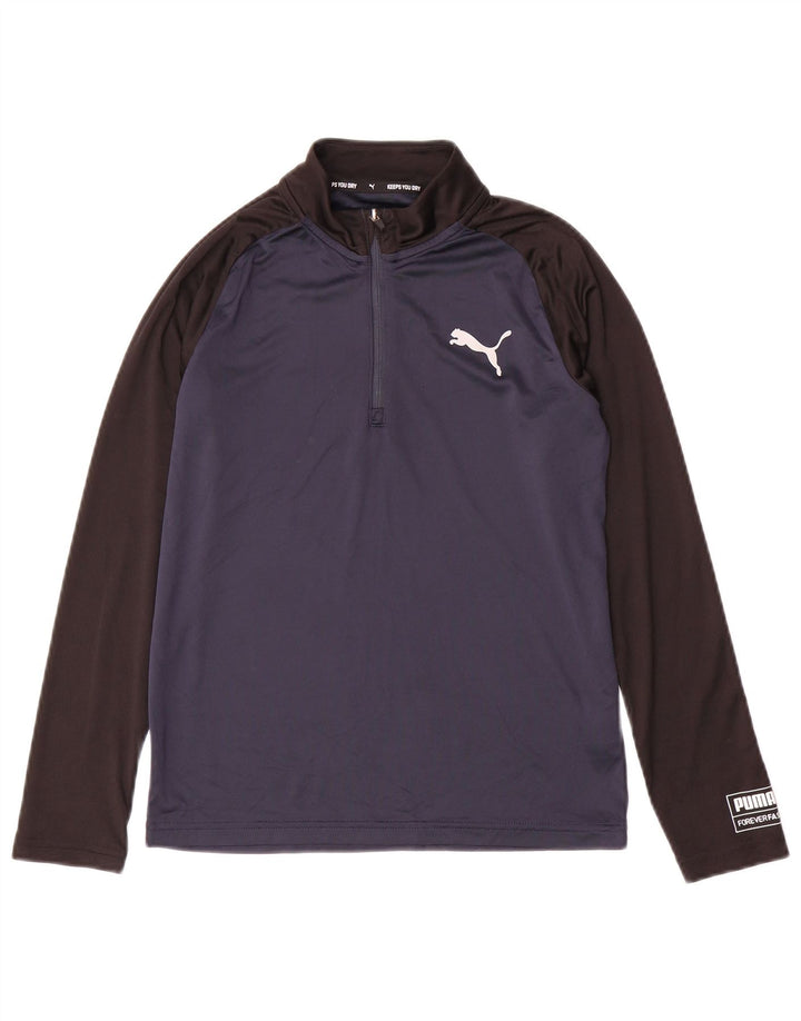 PUMA Pulover Trenirka za dječake 11-12 godina tamnoplave boje