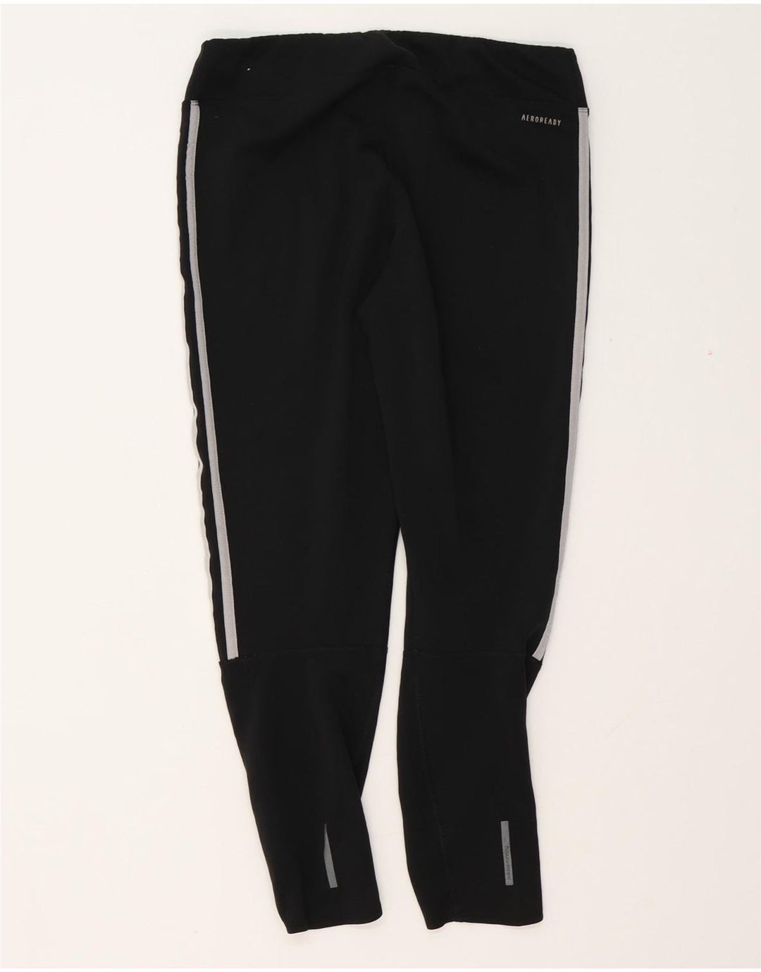 ADIDAS Ženske Aeroready Crop Leggings UK 12 Srednji crni poliester