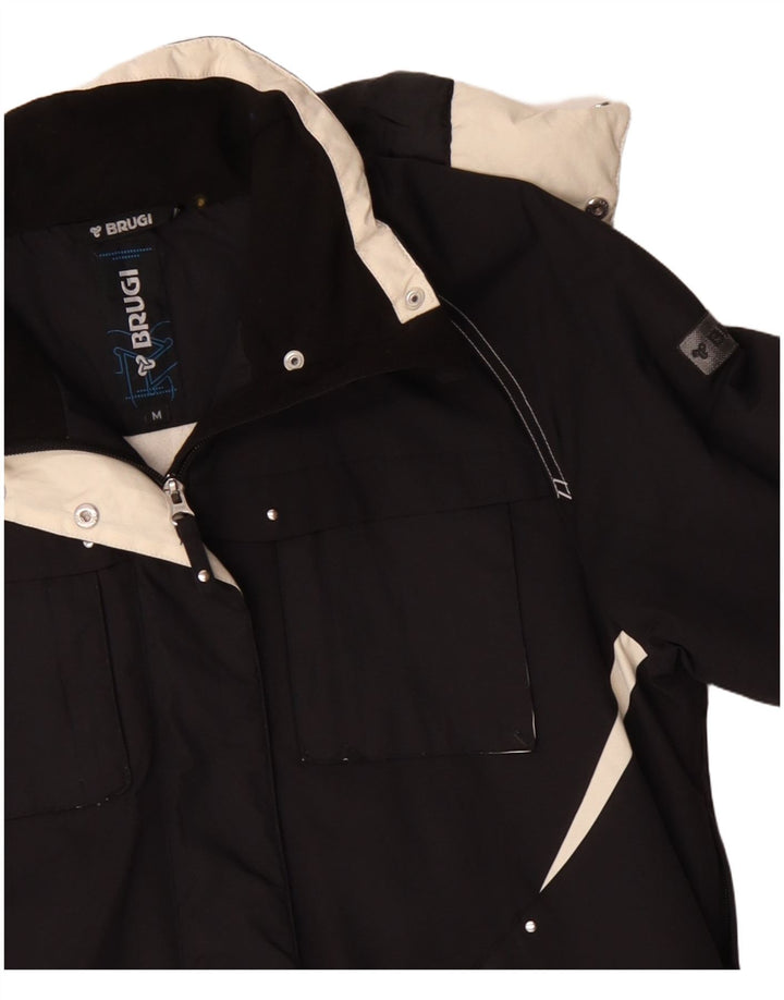 Brugi ženska vjetrovka s kapuljačom UK 14 srednje crne boje