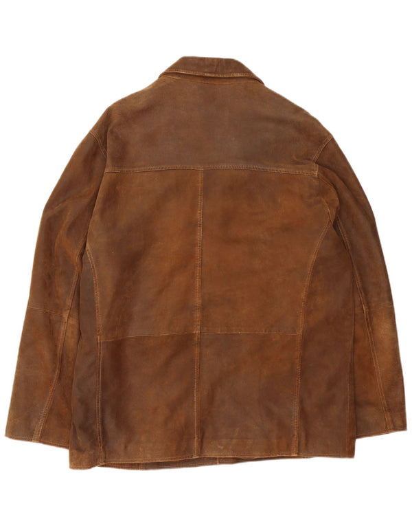 TRAPPER muška kožna jakna IT 56 3XL smeđa koža