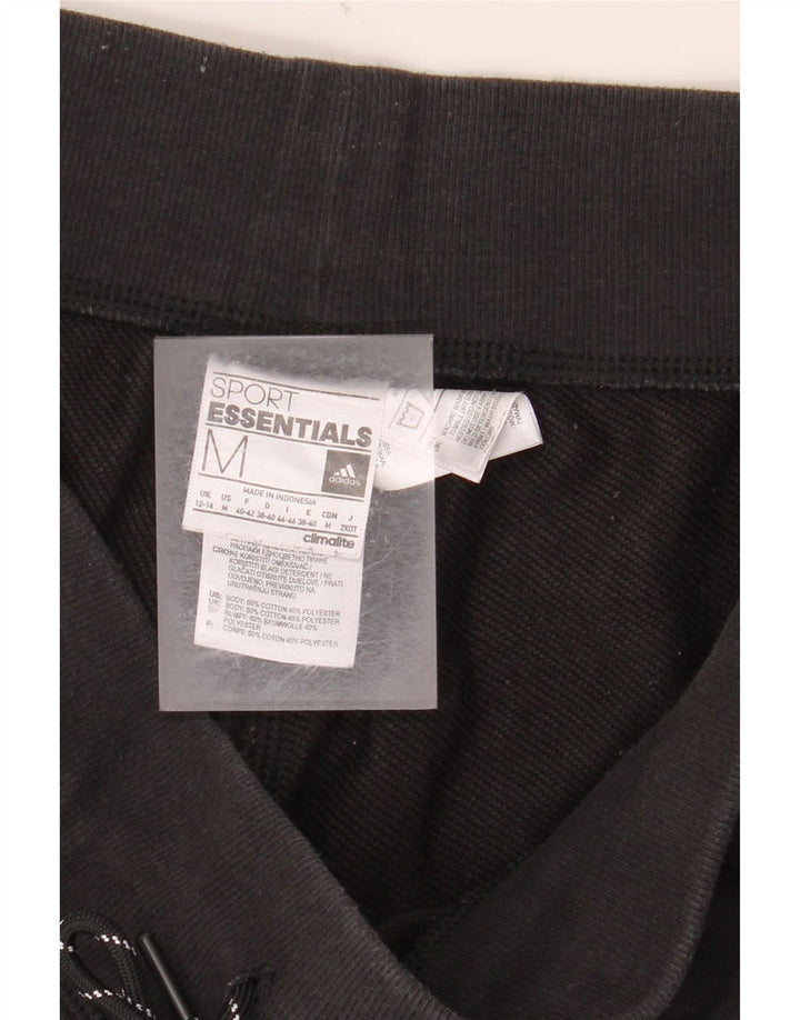 ADIDAS Ženske grafičke trenirke Hlače Joggers UK 12/14 srednje crne