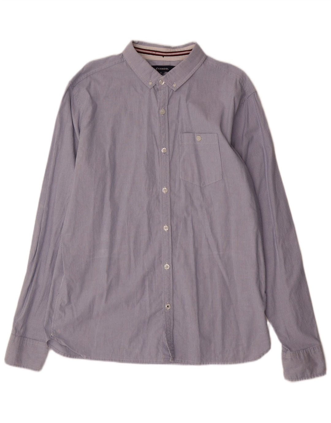 KANGOL muška košulja XL pamuk s plavim prugama