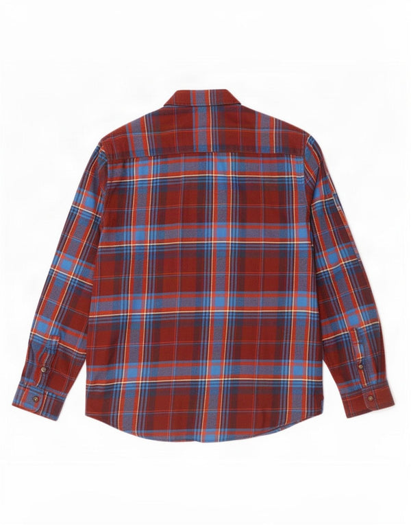 Wrangler muška tanka flanelska košulja XL, crveni karirani pamuk
