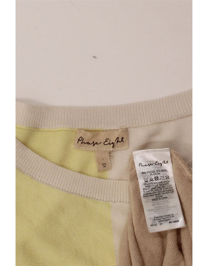 PHASE EIGHT Ženski džemper s lađastim izrezom UK 14 Srednje višebojan