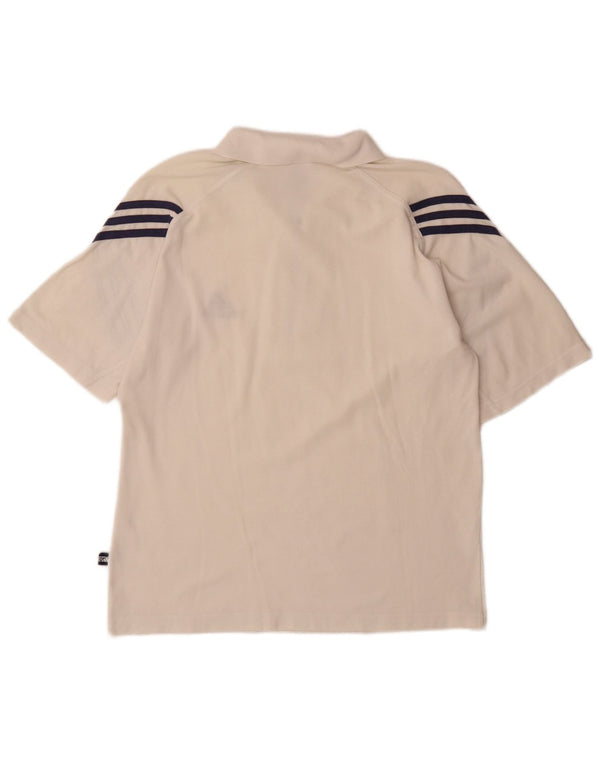 Adidas muška polo majica UK 40/42 Srednje bijeli pamuk