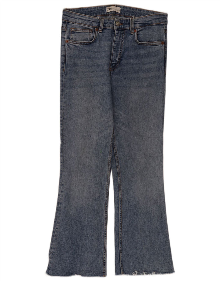 Ženske traperice Zara Bootcut EU 40 srednje W30 L28 plavi pamuk