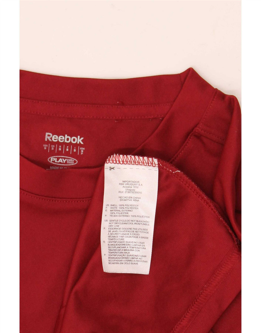 Reebok muška majica kratkih rukava s grafičkim motivima, mali tamnocrveni poliester