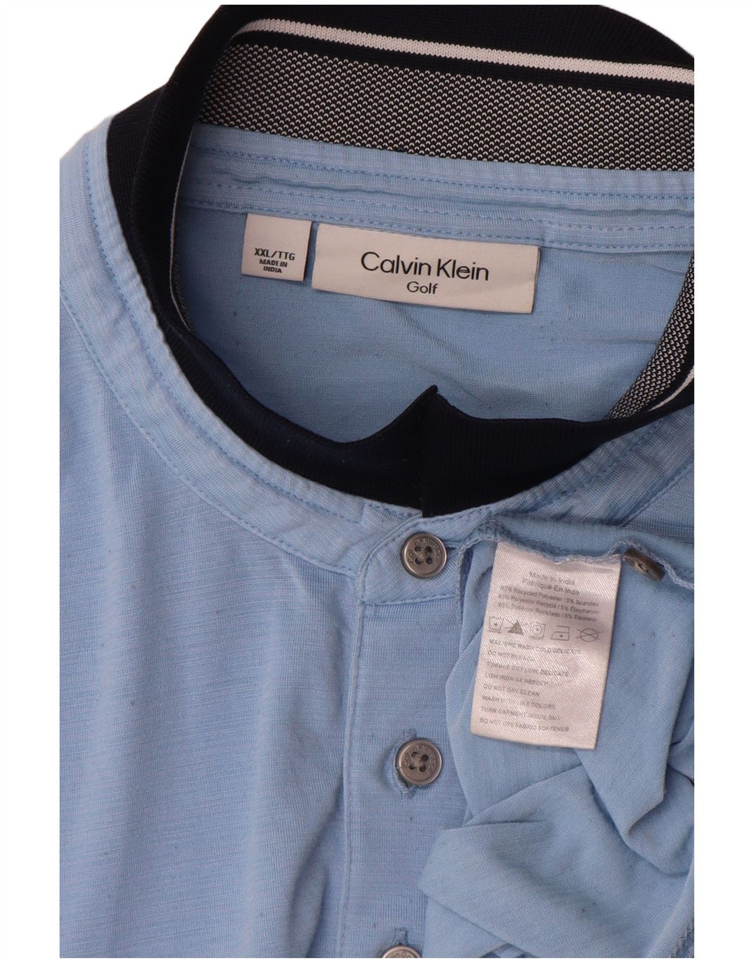Calvin Klein muška polo majica 2XL plavi poliester