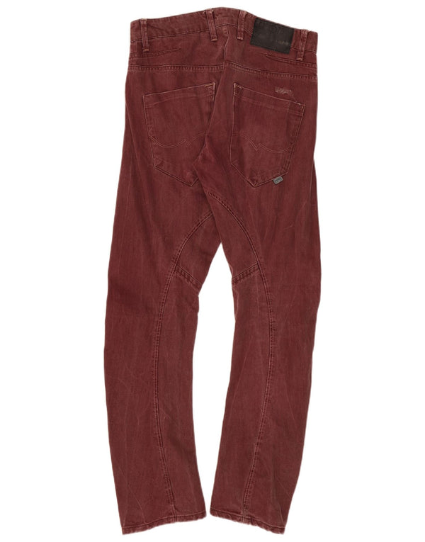 Jack & Jones muške uske traperice protiv kroja W32 L32 Bordo pamuk