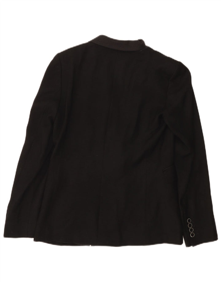 MASSIMO DUTTI Ženska jakna sa 1 dugmetom EU 36 XS crna vuna