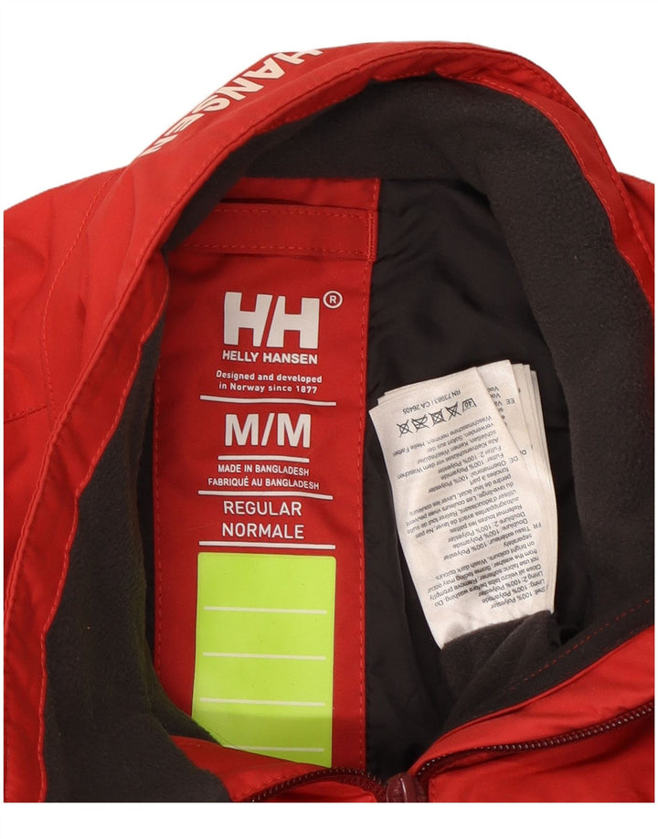 HELLY HANSEN Ženska grafička vjetrovka jakna UK 14 srednje crvena poliester