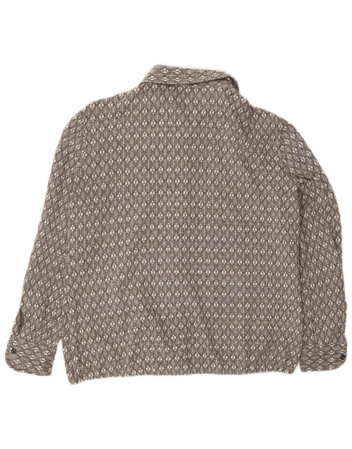 Camber ženska košulja od flanela UK 16 Large Brown Geometric