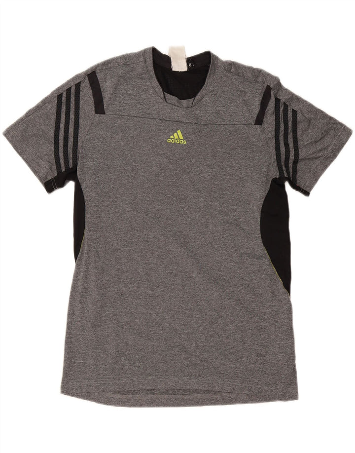 ADIDAS Muška Climacool majica kratkih rukava Srednje siva poliesterska boja