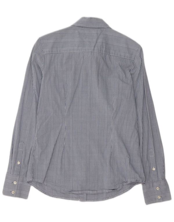 Tommy Hilfiger Womens Shirt UK 14 Medium Blue Check Cotton