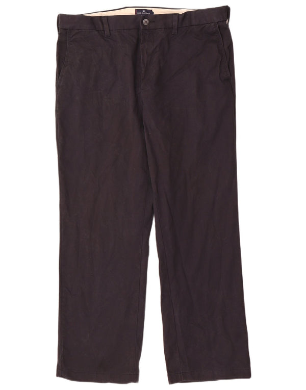 Marks & Spencer muške ravne chino hlače Blue Harbor W36 L29 tamnoplave