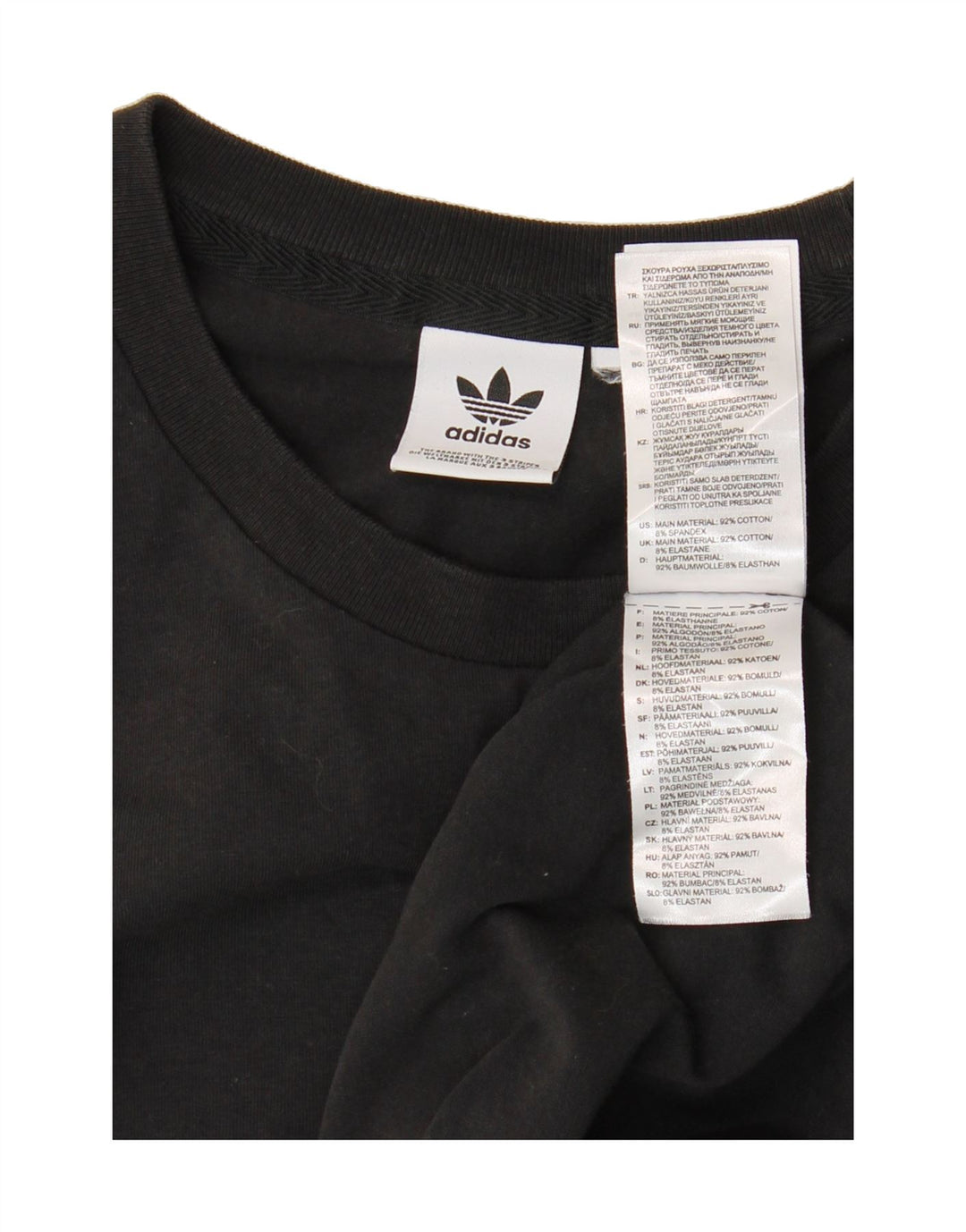 ADIDAS Mens Graphic T-Shirt Top Medium Black Cotton Vintage Adidas and Second-Hand Adidas from Messina Hembry 