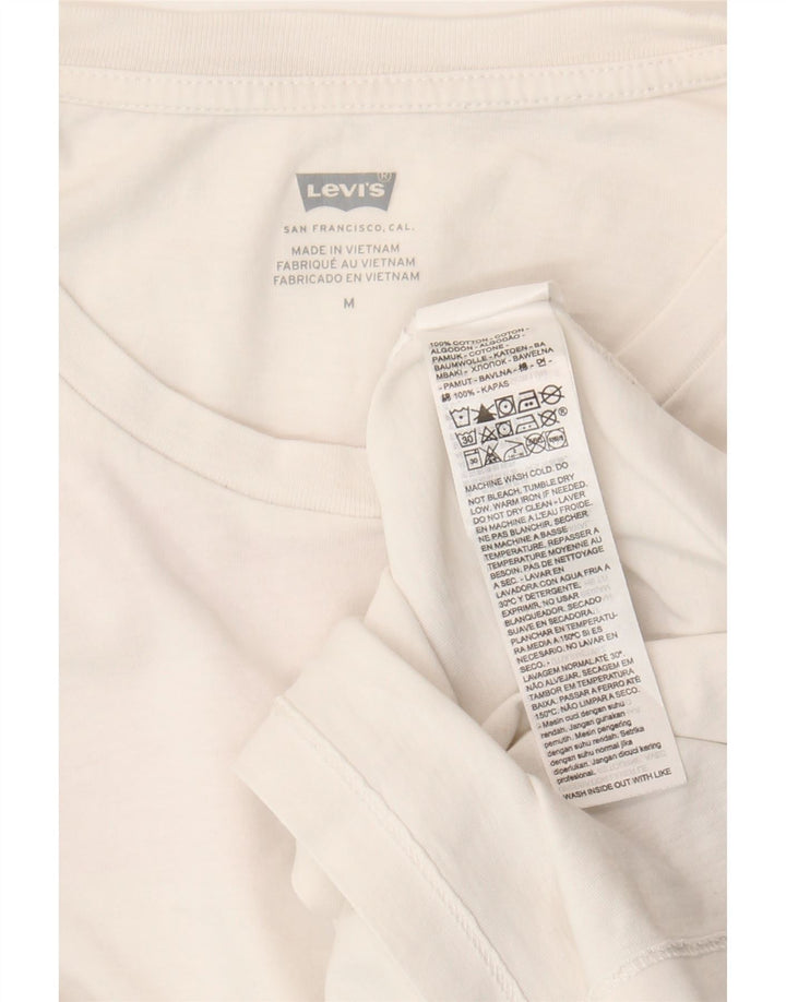 Levi's muška majica kratkih rukava srednje veličine, bijeli pamuk